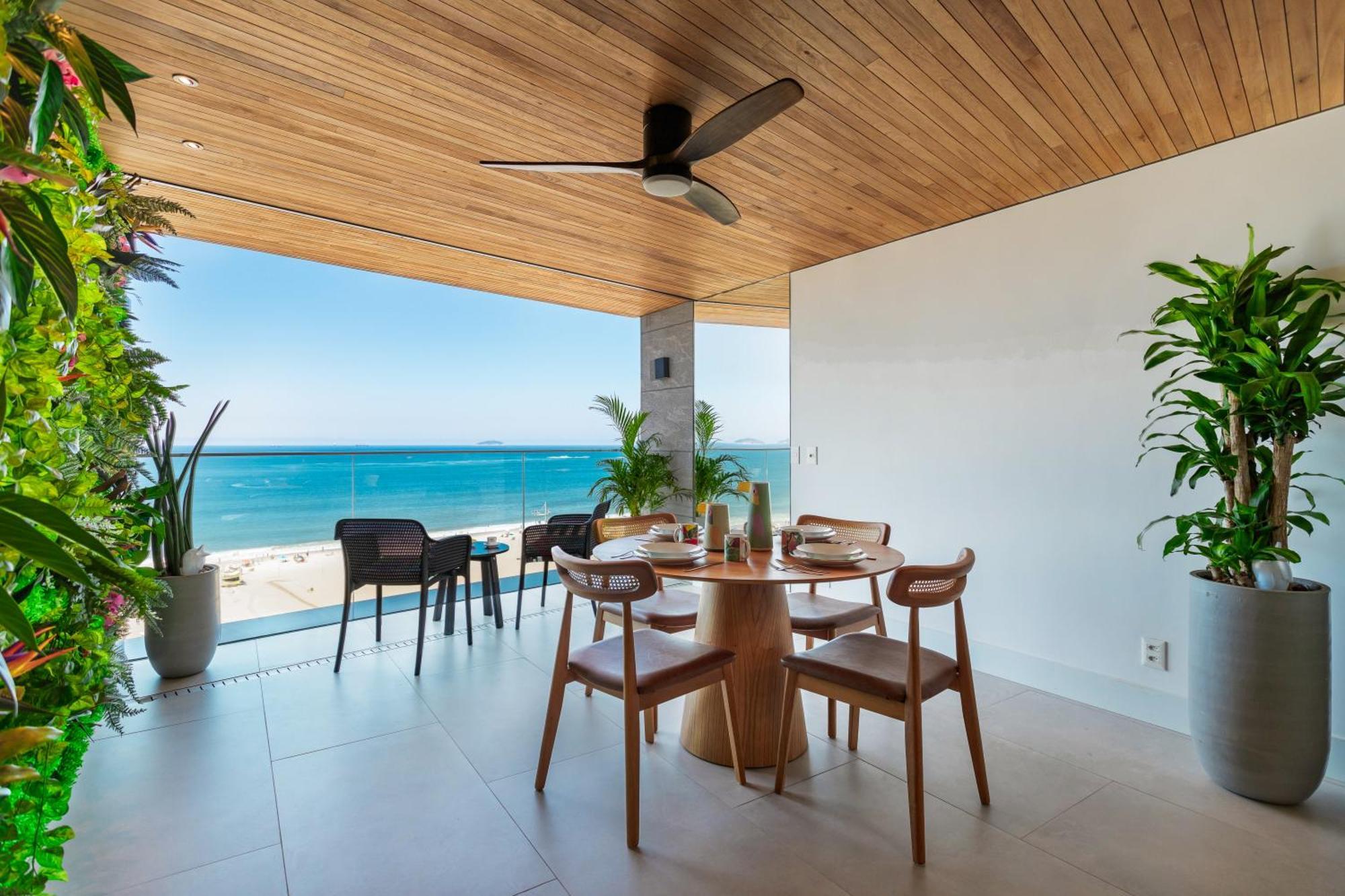 Unhotel - Luxuosos Apartamentos Na Atlantica A Beira-Mar, Copacabana リオデジャネイロ エクステリア 写真