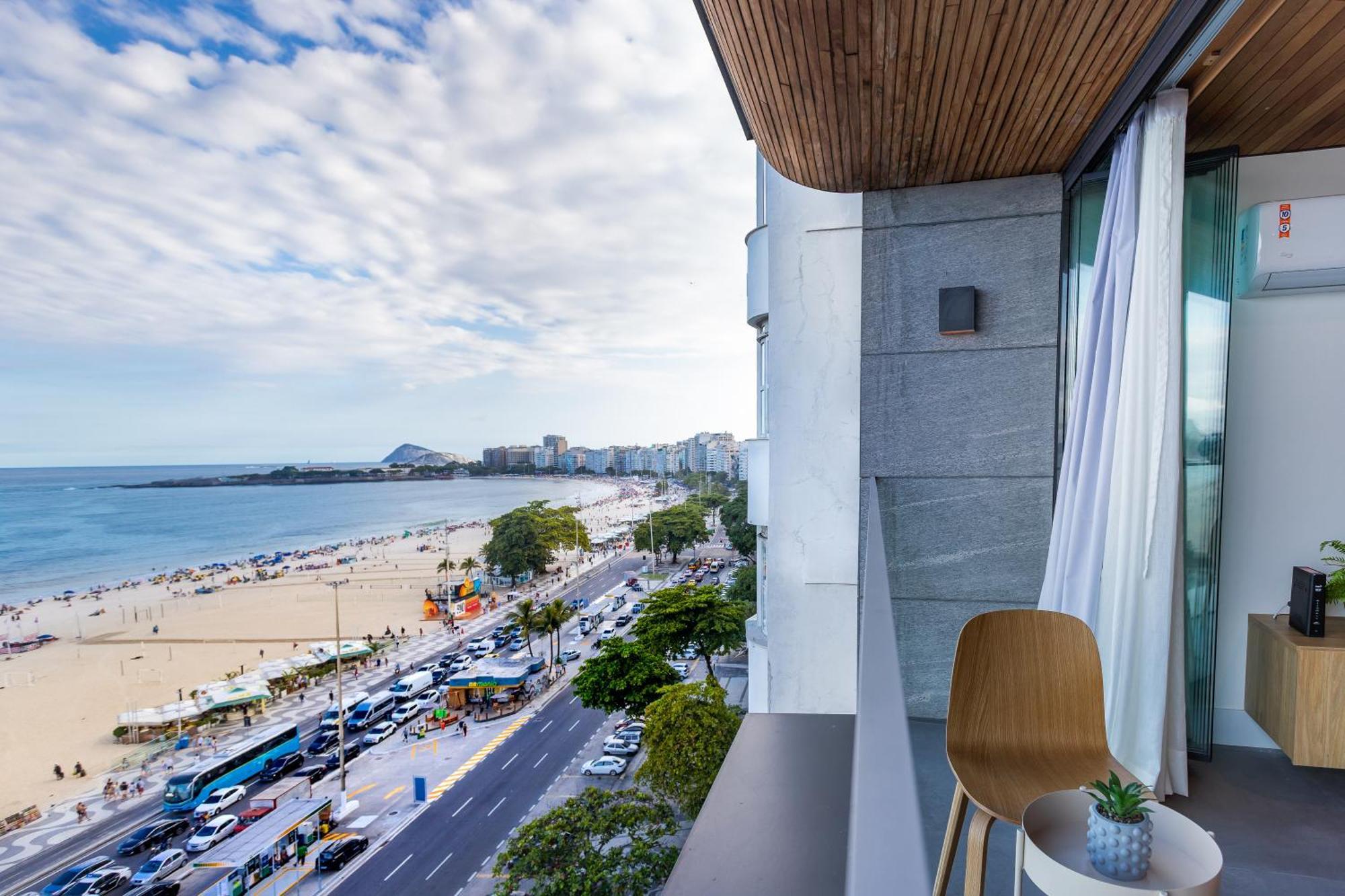Unhotel - Luxuosos Apartamentos Na Atlantica A Beira-Mar, Copacabana リオデジャネイロ エクステリア 写真